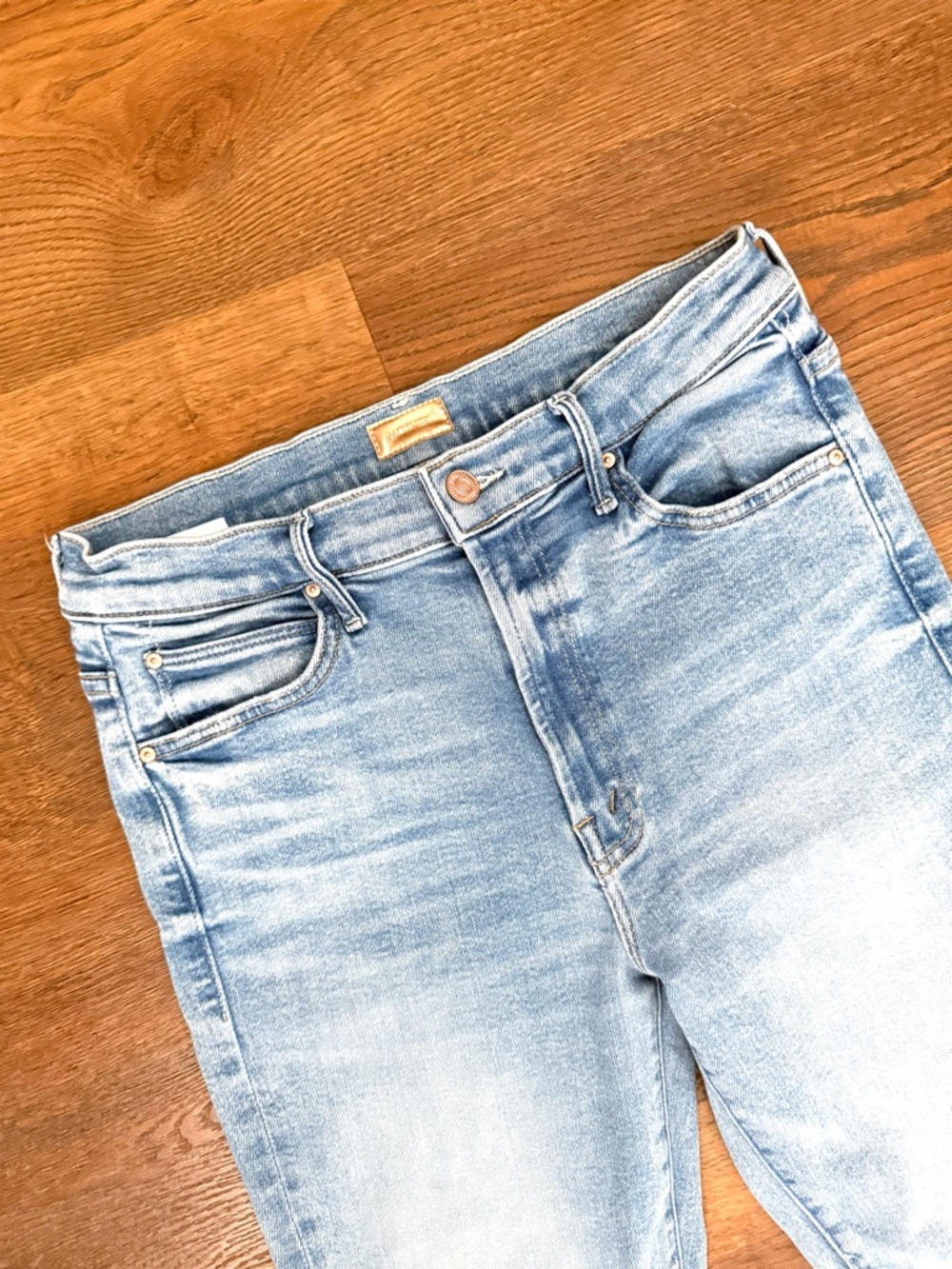 MOTHER High Waisted Rascal Flood Jeans - Picture 3 of 7